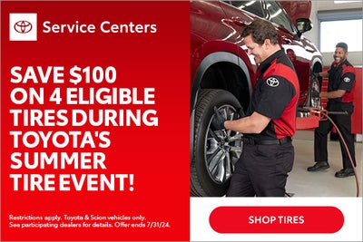 Save $100 on 4 Eligible Tires!